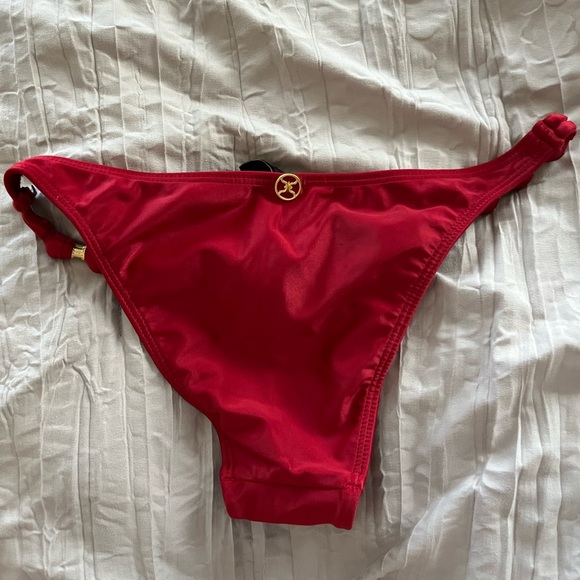 ViX by Paula Hermanny Paula Red Bikini Bottoms NWOT Size XS - Picture 7 of 7